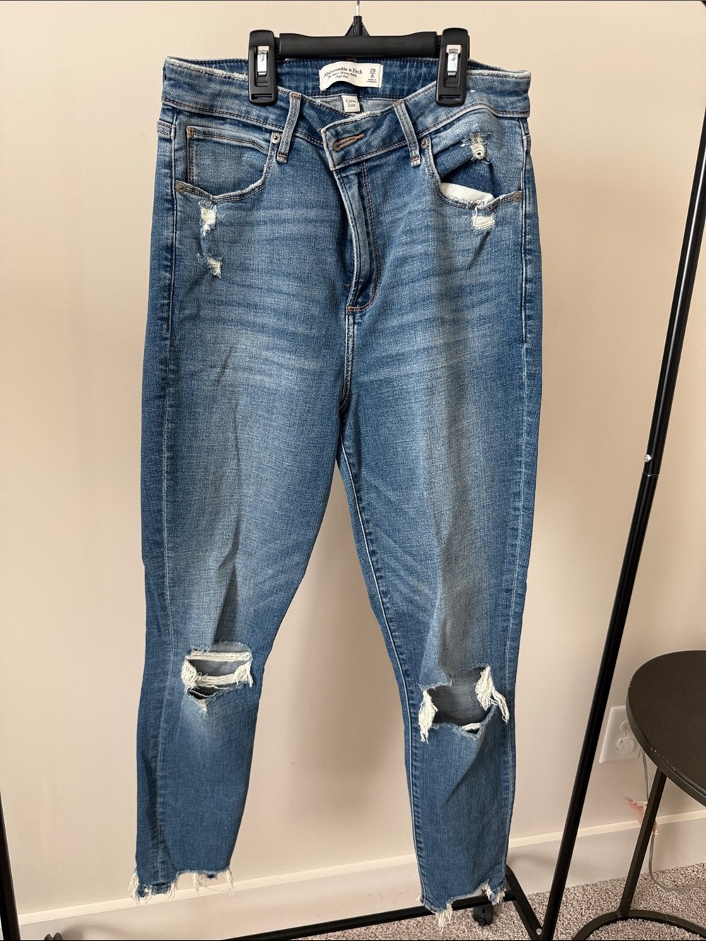 Women’s Abercrombie Super Skinny Skinny Ankle High Rise Jeans